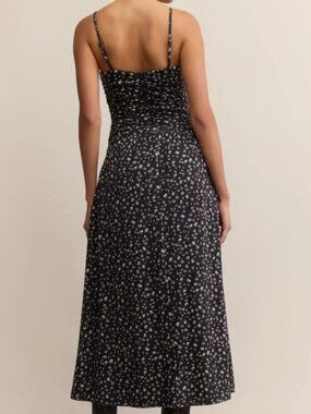 Z Supply Georgina Ditsy Floral Sweetheart Midi Dress, brand new